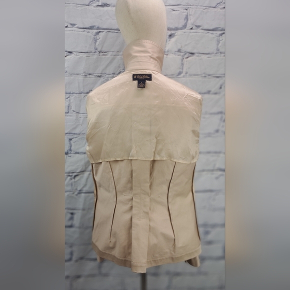 Brooks Brothers Women's Cargo Safari Jacket Stretch Cotton HQ Beige Size 10 US - Picture 10 of 12